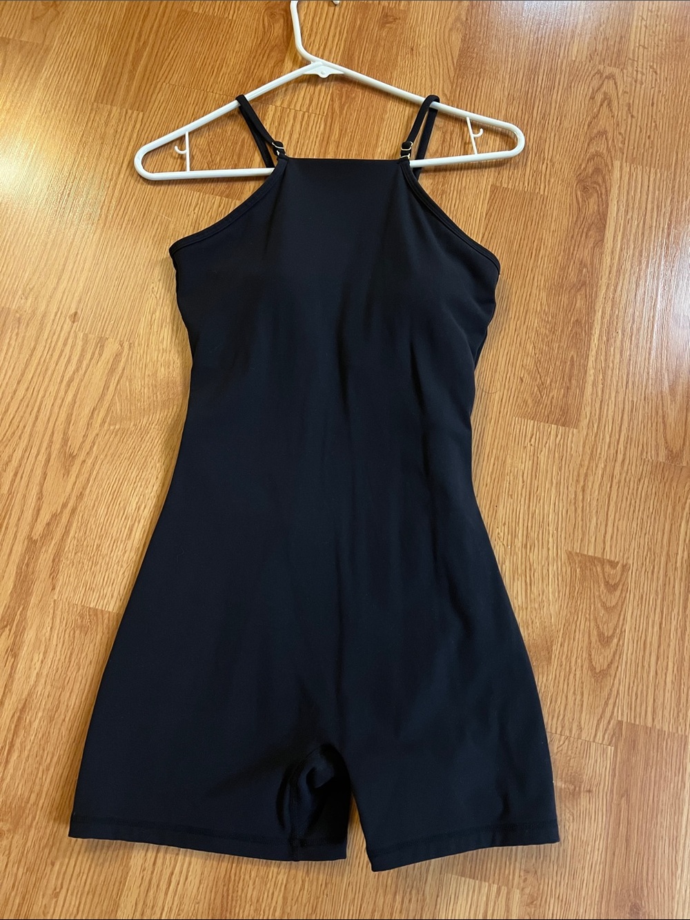 Buff Bunny athletica Black Sleeveless Romper Jumpsuit